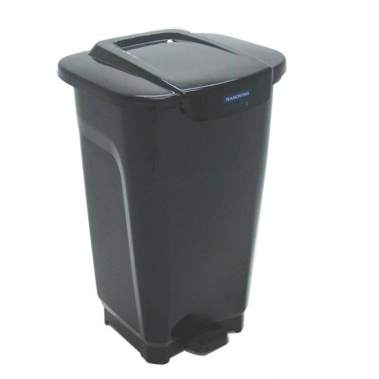 LIXEIRA EM PLASTICO T-FORCE PRETO 100L