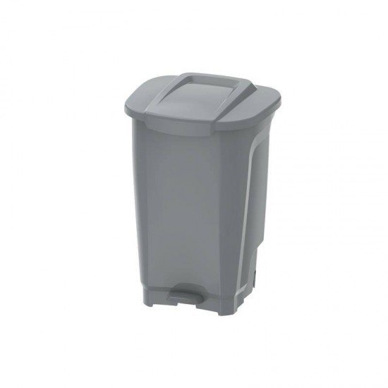 LIXEIRA EM PLASTICO T-FORCE CINZA 100L