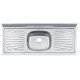 PIA DE APOIO EM ACO INOX 120X52 CM TRAMONTINA