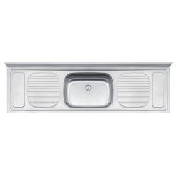 PIA DE APOIO FILO 56 PLUS EM ACO INOX 180X55 CM TRAMONTINA