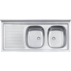 PIA DE APOIO EM ACO INOX 120X55 CM TRAMONTINA