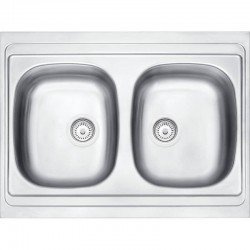 PIA DE APOIO EM ACO INOX 80X60CM TRAMONTINA STELLA 2C 34 R