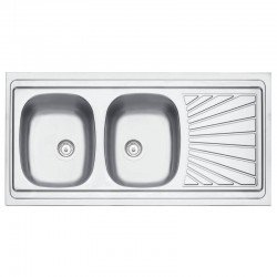 PIA DE APOIO EM ACO INOX 120X60CM TRAMONTINA STELLA 2C 34 R PLUS