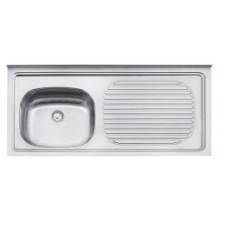 PIA DE APOIO STRATTA 40 EX EM ACO INOX 120X50 CM TRAMONTINA