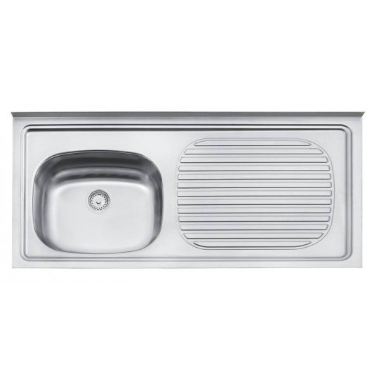 PIA DE APOIO STRATTA 40 EX EM ACO INOX 120X50 CM TRAMONTINA