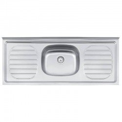 PIA DE APOIO EM ACO INOX 120X50CM TRAMONTINA FILO 40 1CC