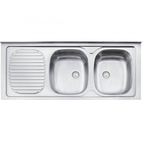 PIA ACO INOX 304 BA120X50 2CDV PERF TRAMONTINA