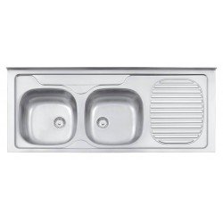 PIA DE APOIO STRATTA 2C 34 FX EX EM ACO INOX 120X50 CM TRAMONTINA
