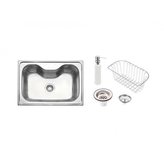 CUBA SOBREP INOX 69X49 MORGANA MAXI COM ACESSORIO TRAMONTINA