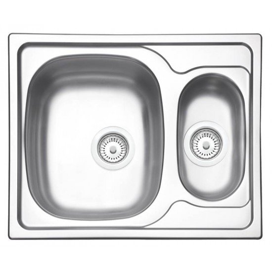 CUBA SOBREP ACO INOX BA 62X50 1,5C SF PERF