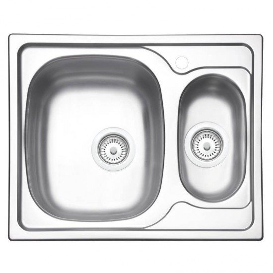 CUBA DE SOBREPOR EM ACO INOX 62X50CM VEGA 1.5C 34 R