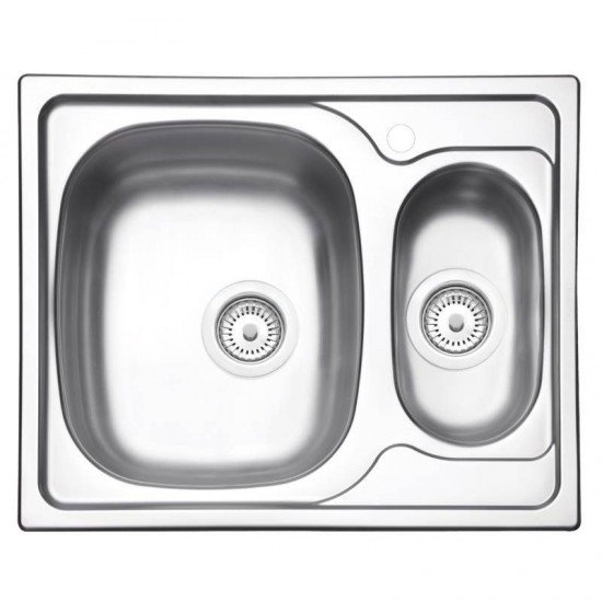 CUBA DE SOBREPOR EM ACO INOX 62X50CM VEGA 1.5C 34 R