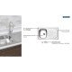 CUBA SOBREP INOX 86X50 1C SF TRAMONTINA