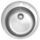 CUBA SOBREPOR INOX RED. 48CM COM VALVULA  38FX