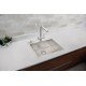 CUBA DE SOBREPOR DESIGN COLLECTION QUADRUM FLUSH EM AÇO INOX  ACAB SCOTCH BRITE 50X40 CM TRAMONTINA