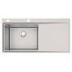 CUBA DE SOBREPOR DESIGN COLLECTION SMOOTH 1C 50 PLUS  AÇO INOX ACAB SCOTCH BRITE 100X52CM TRAMONTINA