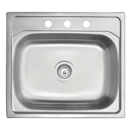 CUBA DE SOBREPOR EM ACO INOX ACETINADO 64X56 CM TRAMONTINA