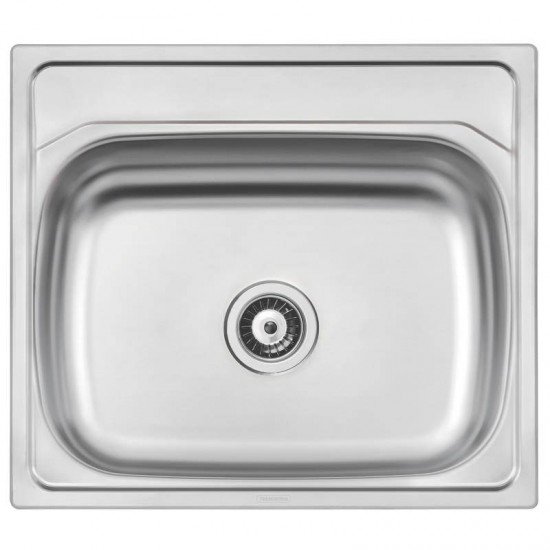 CUBA SOBREPOR TRAMONTINA EM ACO INOX ACABAMENTO PRE POLIDO 63X56CM CALIFORNIA 25 FX