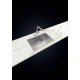 CUBA DESIGN COLLECTION QUADRUM EM AÇO INOX COM ACABAMENTO SCOTCH BRITE 70X40 CM TRAMONTINA