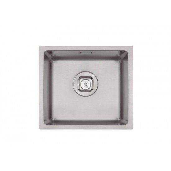 CUBA DESIGN COLLECTION QUADRUM EM AÇO INOX COM ACABAMENTO SCOTCH BRITE 34X30 CM TRAMONTINA