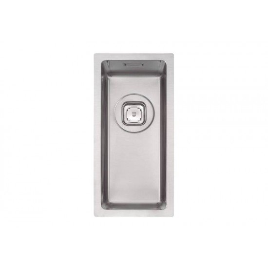CUBA DESIGN COLLECTION QUADRUM EM AÇO INOX COM ACABAMENTO SCOTCH BRITE 17X40 CM TRAMONTINA