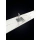 CUBA DESIGN COLLECTION QUADRUM EM AÇO INOX COM ACABAMENTO SCOTCH BRITE 45X40 CM TRAMONTINA