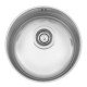CUBA REDONDA TRAMONTINA EM ACO INOX ACETINADO 35CM BL COM VALVULA COM ESCAPE