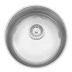CUBA REDONDA TRAMONTINA EM ACO INOX ACETINADO 35CM BL COM VALVULA