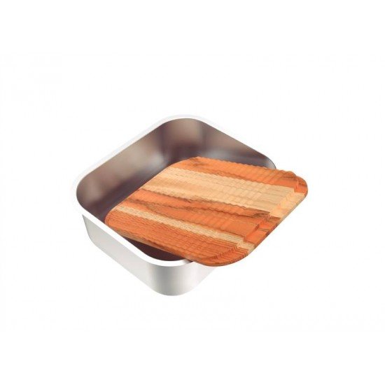 TANQUE DE EMBUTIR TRAMONTINA COMPACT 20 L EM AÇO INOX ACETINADO 40X34 CM