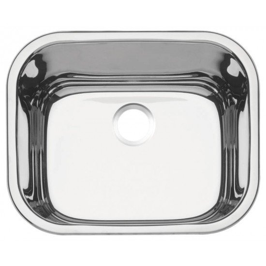 CUBA EM ACO INOX ALTO BRILHO 50X40 CM TRAMONTINA
