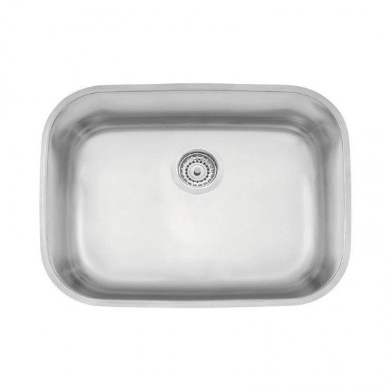 CUBA RETANGULAR EM ACO INOX ACETINADO 48X34CM  COM VALVULA 48 BL