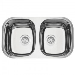 CUBA RETANGULAR EM ACO INOX ALTO BRILHO 72X40CM COM VALVULA 2C 34 BL