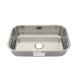 CUBA DE EMBUTIR TRAMONTINA BASIC 56 BL EM AÇO INOX 56X34 CM