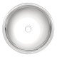 LAVABO REDONDO DE SOBREPOR EM ACO INOX ALTO BRILHO 38CM