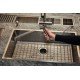 DUCHA MANUAL PARA COZINHA EM AÇO INOX COM EXTENSOR TRAMONTINA