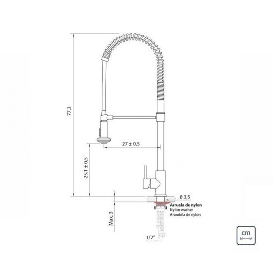 TORNEIRA MISTURADORA INOX GOURMET SELEC.PLUS