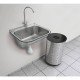 TORNEIRA DE PAREDE ARKO WALL TRAMONTINA EM ACO INOX