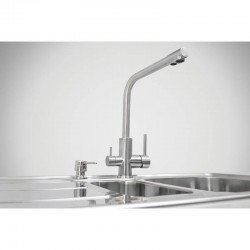 MISTURADOR MONOCOMANDO TRAMONTINA EM ACO INOX COM BICA PARA AGUA FILTRADA MONDE FILTER