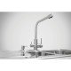 MISTURADOR MONOCOMANDO TRAMONTINA EM ACO INOX COM BICA PARA AGUA FILTRADA MONDE FILTER