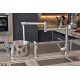 MISTURADOR MONOCOMANDO TRAMONTINA FLEXION EM AÇO INOX COM ACABAMENTO ESCOVADO