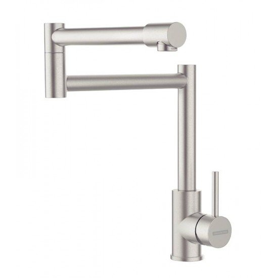 MISTURADOR MONOCOMANDO TRAMONTINA FLEXION EM AÇO INOX COM ACABAMENTO ESCOVADO