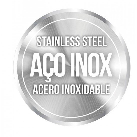 MISTURADOR MONOCOMANDO TRAMONTINA FLEXION EM AÇO INOX COM ACABAMENTO ESCOVADO