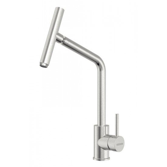 MISTURADOR MONOCOMANDO TRAMONTINA VERSA EM AÇO INOX COM BICA ARTICULADA