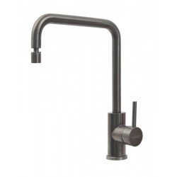 MISTURADOR MONOCOMANDO ANGOLARE EM AÇO INOX BLACK COM BICA ARTICULADA REVESTIMENTO PVD TRAMONTINA