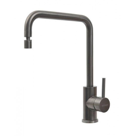 MISTURADOR MONOCOMANDO ANGOLARE EM AÇO INOX BLACK COM BICA ARTICULADA REVESTIMENTO PVD TRAMONTINA