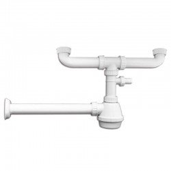 SIFAO DUPLO TRAMONTINA EM POLIPROPILENO PARA PIAS E CUBAS