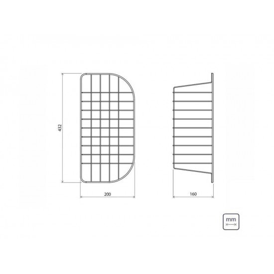 CESTA ARAMADA INOX432X200 PARA MORGANA TRAMONTINA