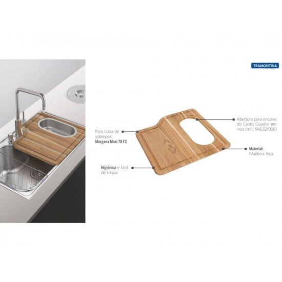 TABUA MADEIRA PARA CUBA MAXI MORGANA TRAMONTINA