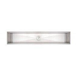 CANAL ORGANIZADOR  PARA SOBREPOR ACO INOX COM ACABAMENTO SCOTCH BRITE 90X18 CM TRAMONTINA