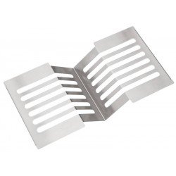 ESCORREDOR DE PRATOS EM ACO INOX SCOTCH BRITE PARA SOBREPOR NA CALHA UMIDA 30X16 CM TRAMONTINA